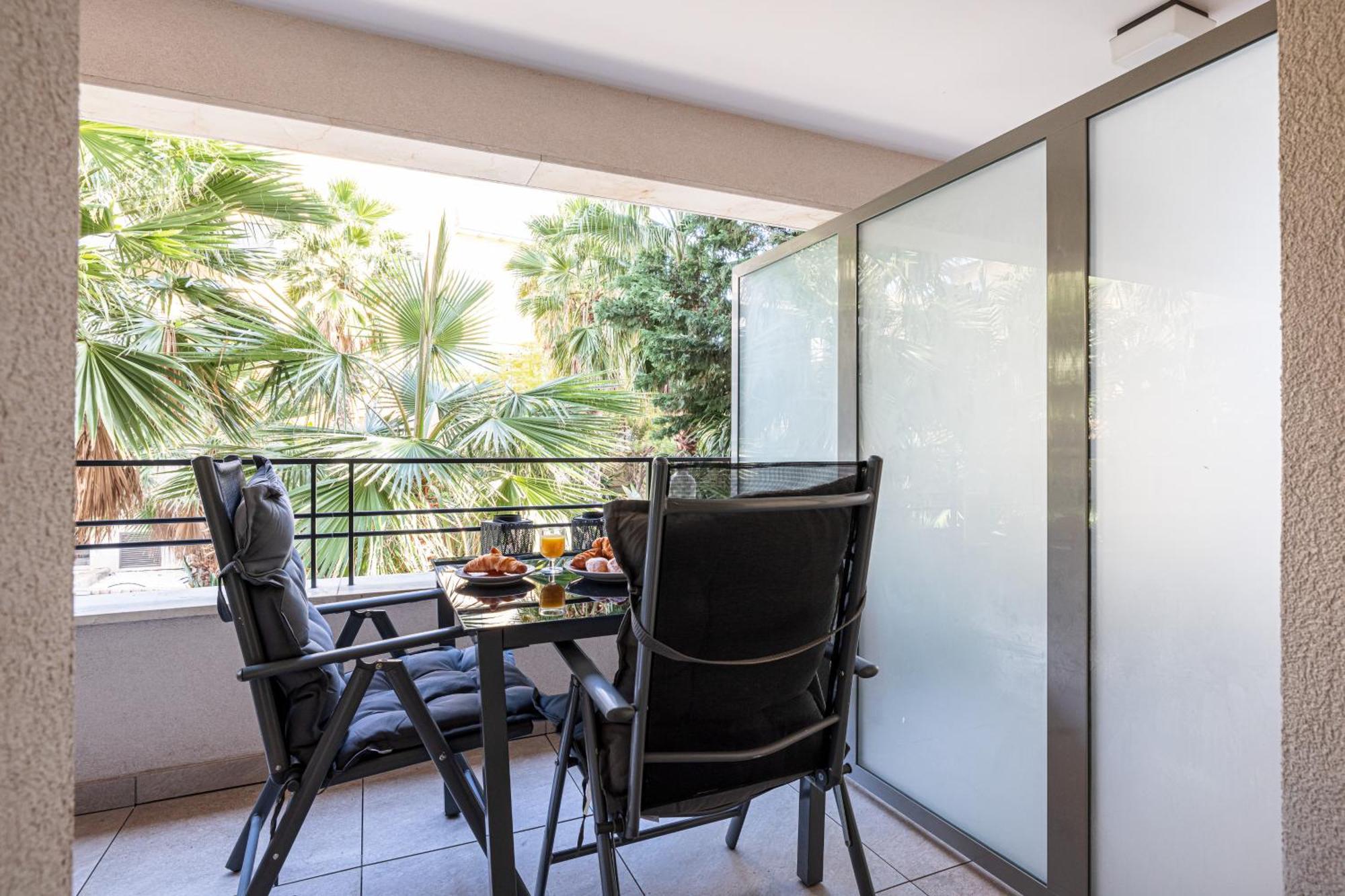 Studio Centre Terrasse Climatisation 50M Plage Menton Exterior photo