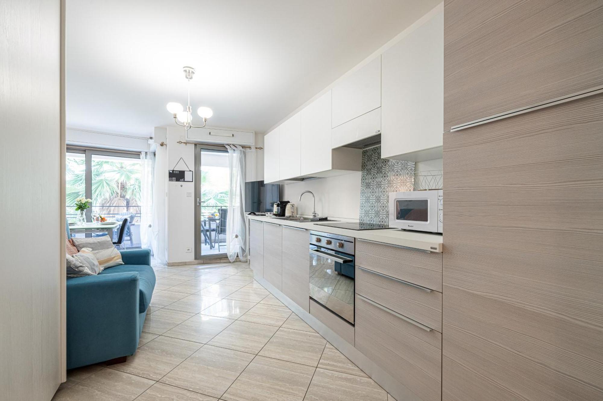 Studio Centre Terrasse Climatisation 50M Plage Menton Exterior photo